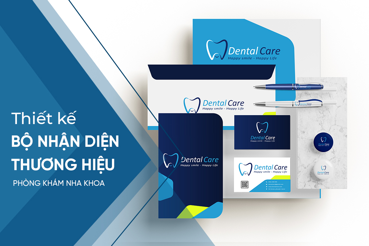 THIẾT KẾ BỘ NHẬN DIỆN THƯƠNG HIỆU NHA KHOA