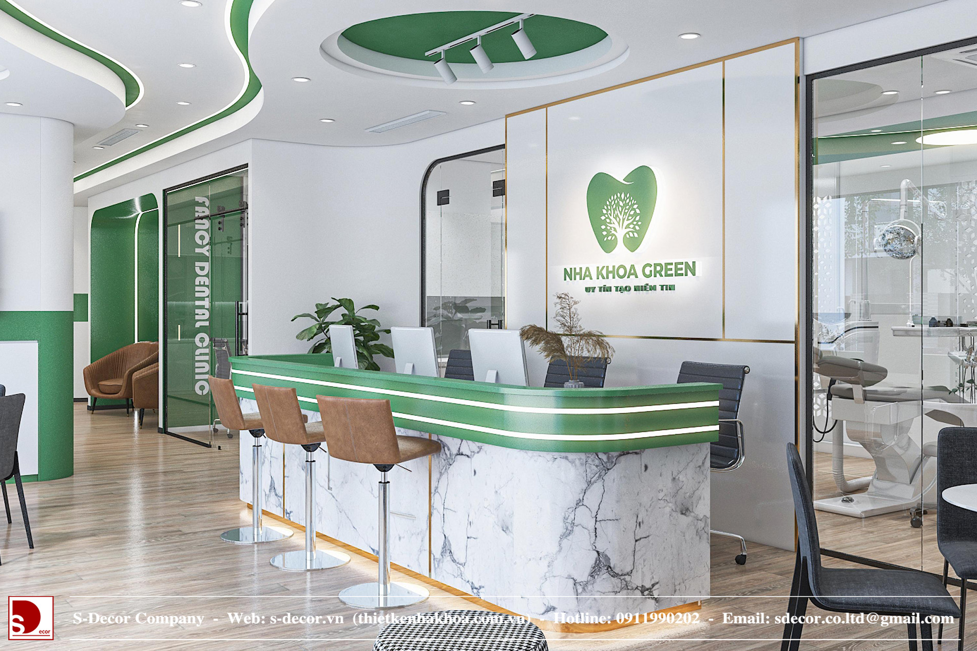 THIẾT KẾ NHA KHOA GREEN