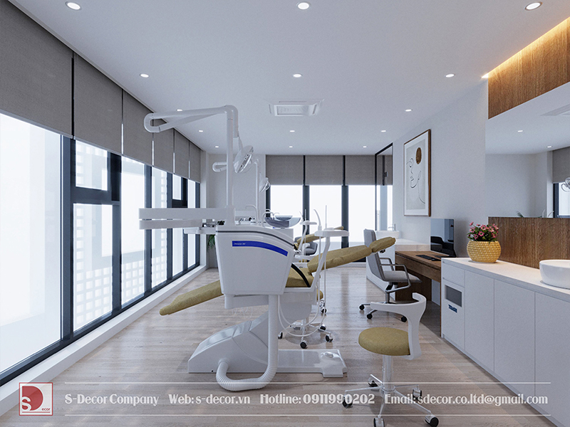 Thiết kế nha khoa phong cách hiện đại