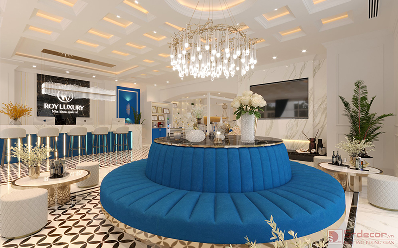 Thiết kế phòng chờ luxury cho nha khoa